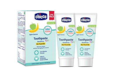 Toothpaste Apple Banana 6M-6Y NOFL 50G 2P